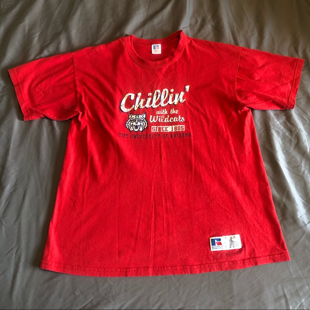 Red University of Arizona Short Sleeve Youth XL